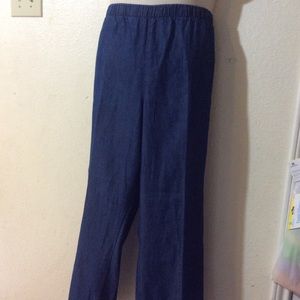 Elastic Waistband Jeans